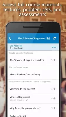 edX android App screenshot 2